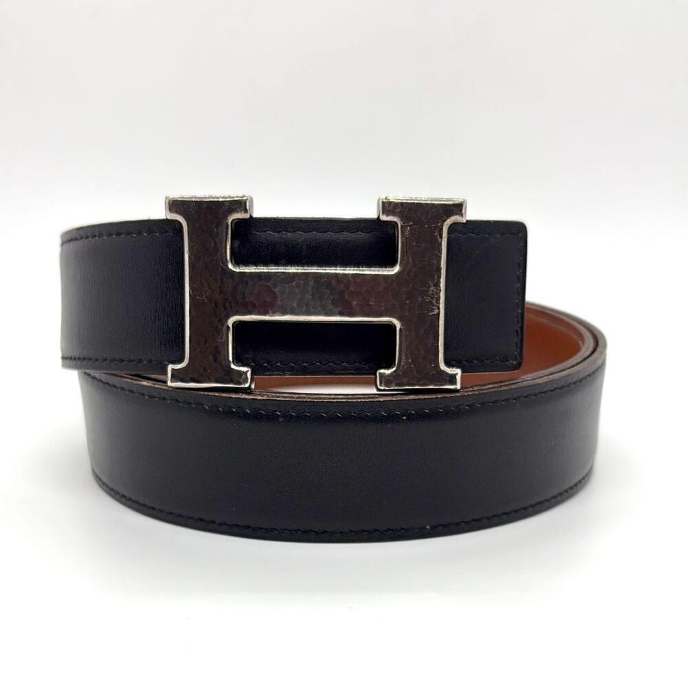 Hermes Constance H Reversible Belt